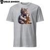Unisex T-Shirt - Realistic Cat Playing Saxophone Design - Music Lover Gift