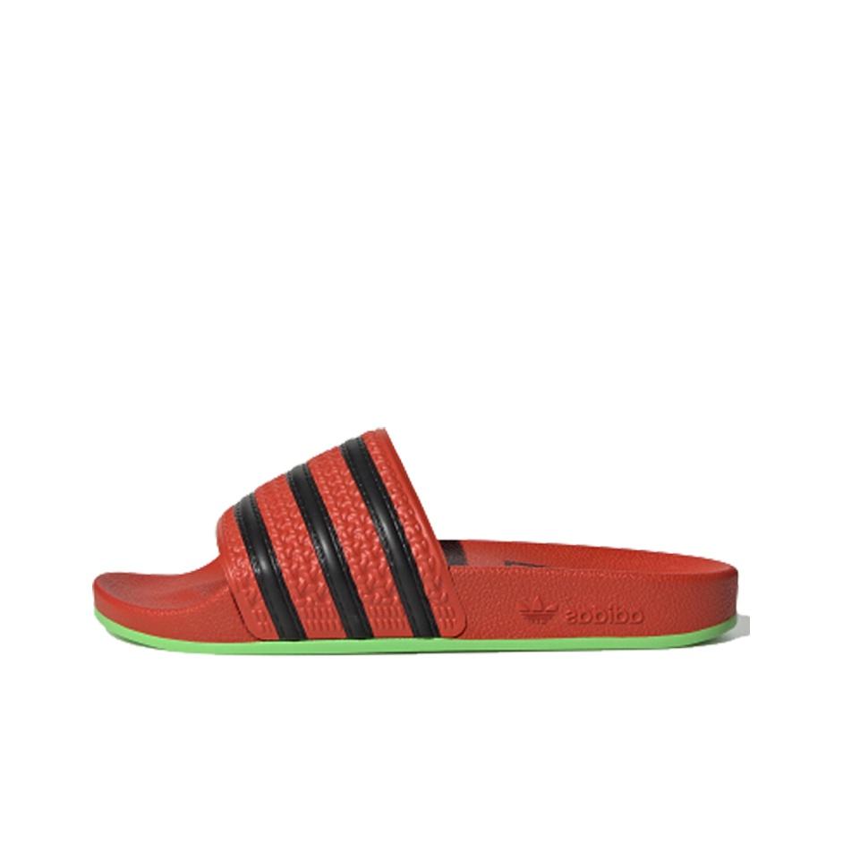 

сабо adidas originals Adilette Orange/Green/Black FV2718