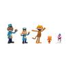 Dog Man Movie Action Figure Multi-Pack Set with 2.5-Inch Scale Figures - Dog Man Movie Toys Inspired by Lil' Petty, The Chief, and Flippy!