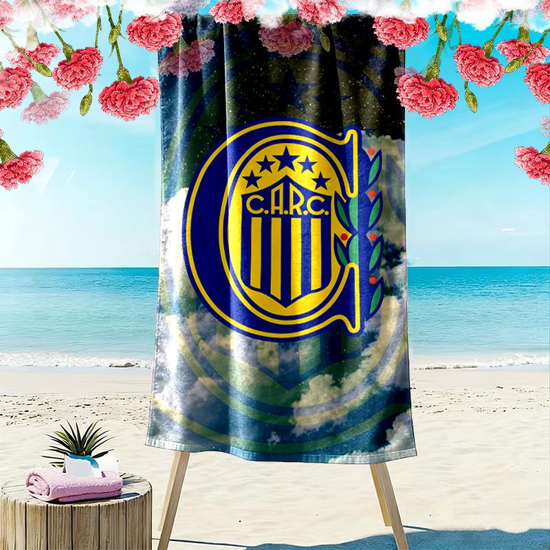 Carc 1889 Print Beach Towel, Large Soft Quick Dry Towel for Beach Camping Swimming