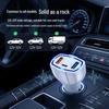 מפצל מצית סיגריה לרכב 1 ל-3 עם שני USB, טעינה מהירה QC3.0+PD, ומטען רב-יציאות Type-C
