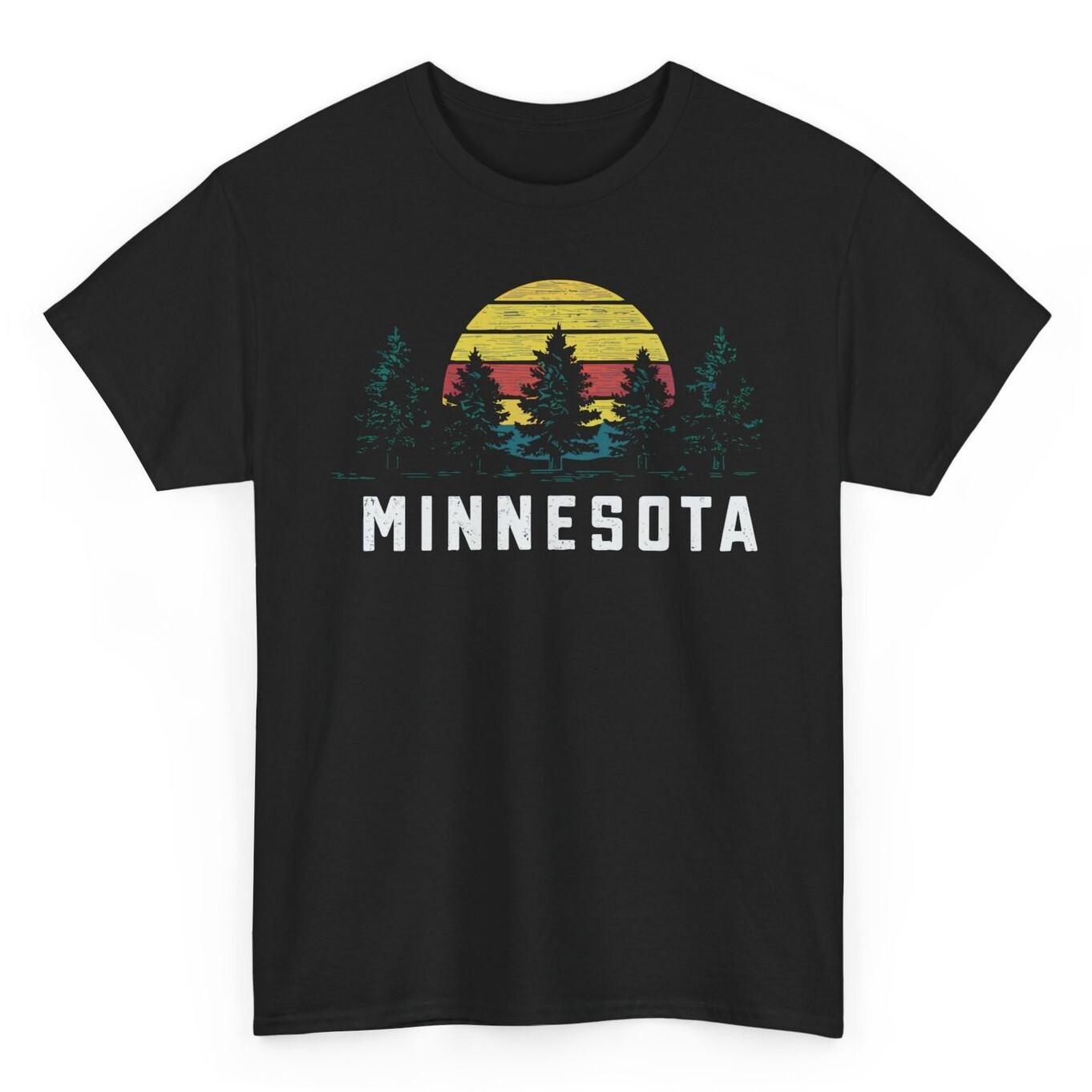 Retro Minnesota T-shirt - Vintage MN American Graphic Tee S