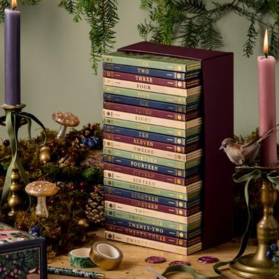 Stationery Advent Calendar 2025 Collectible Calendar Contains 24 Gifts Winter Woodland Design with Gorgeous Envelope Accessories