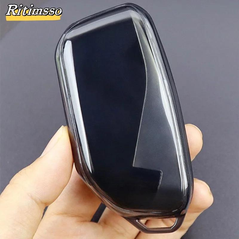 Transparent  Soft Tpu Car Smart Key Cover Case For Bmw X1 Ix Xm X5 X6 X7 I7    Accessories