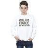 Star Wars Boys May The Force Infill Sweatshirt