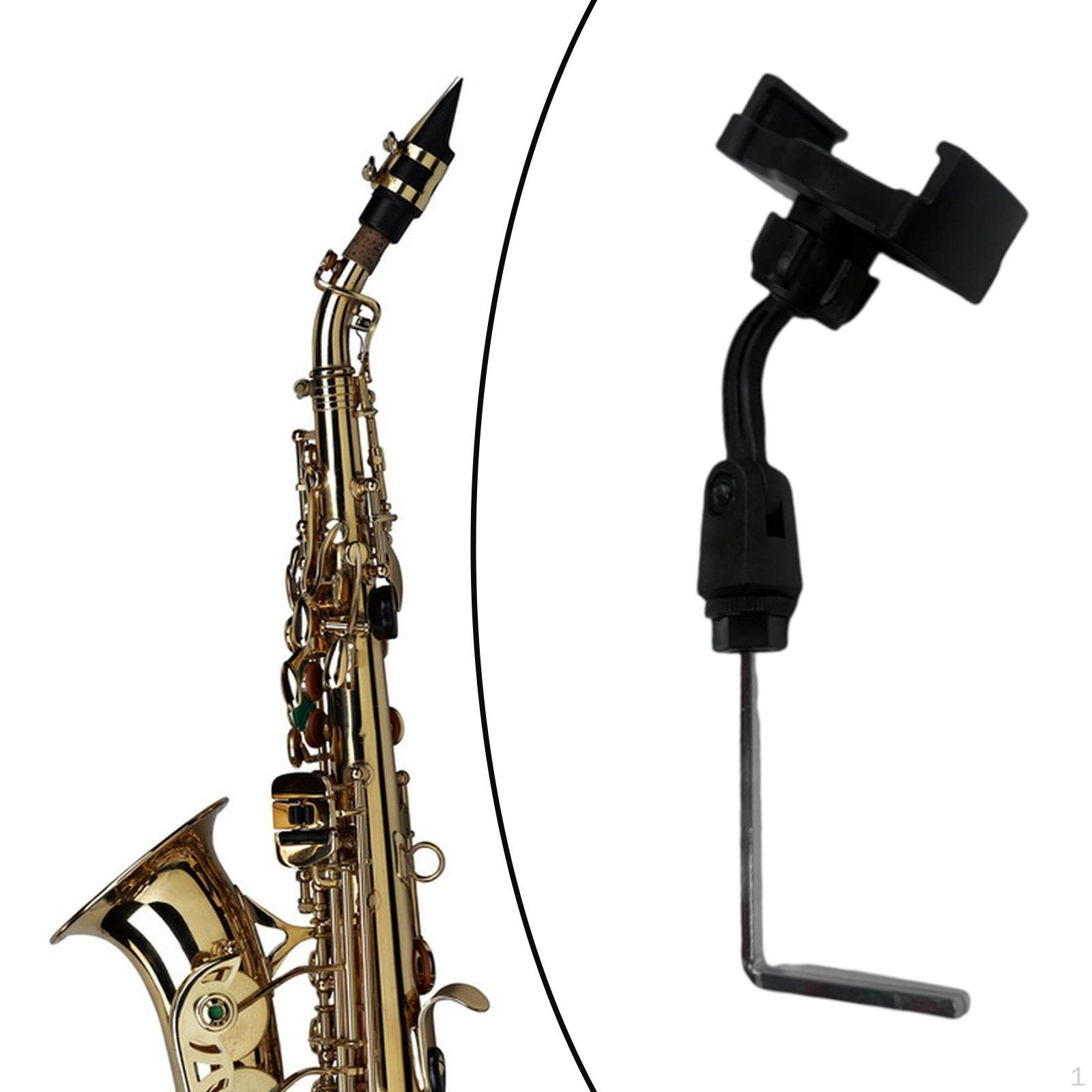 Стойка для саксофона Держатель для нот Зажим для саксофона Держатель для телефона Аксессуар для инструмента Универсальный Портативный 20cm Length