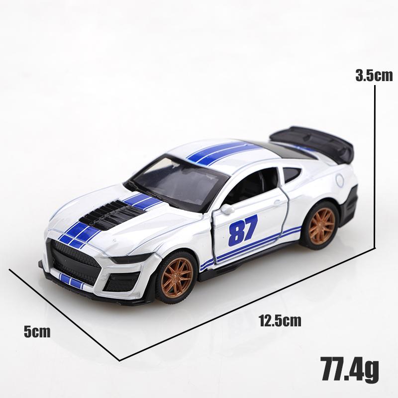 Verpackt 1:36 Realistisches Mustang-Legierungs-Rückziehauto, Das Beste Kinderspielzeug, Legierungsauto, Supercar-Farbgebung.