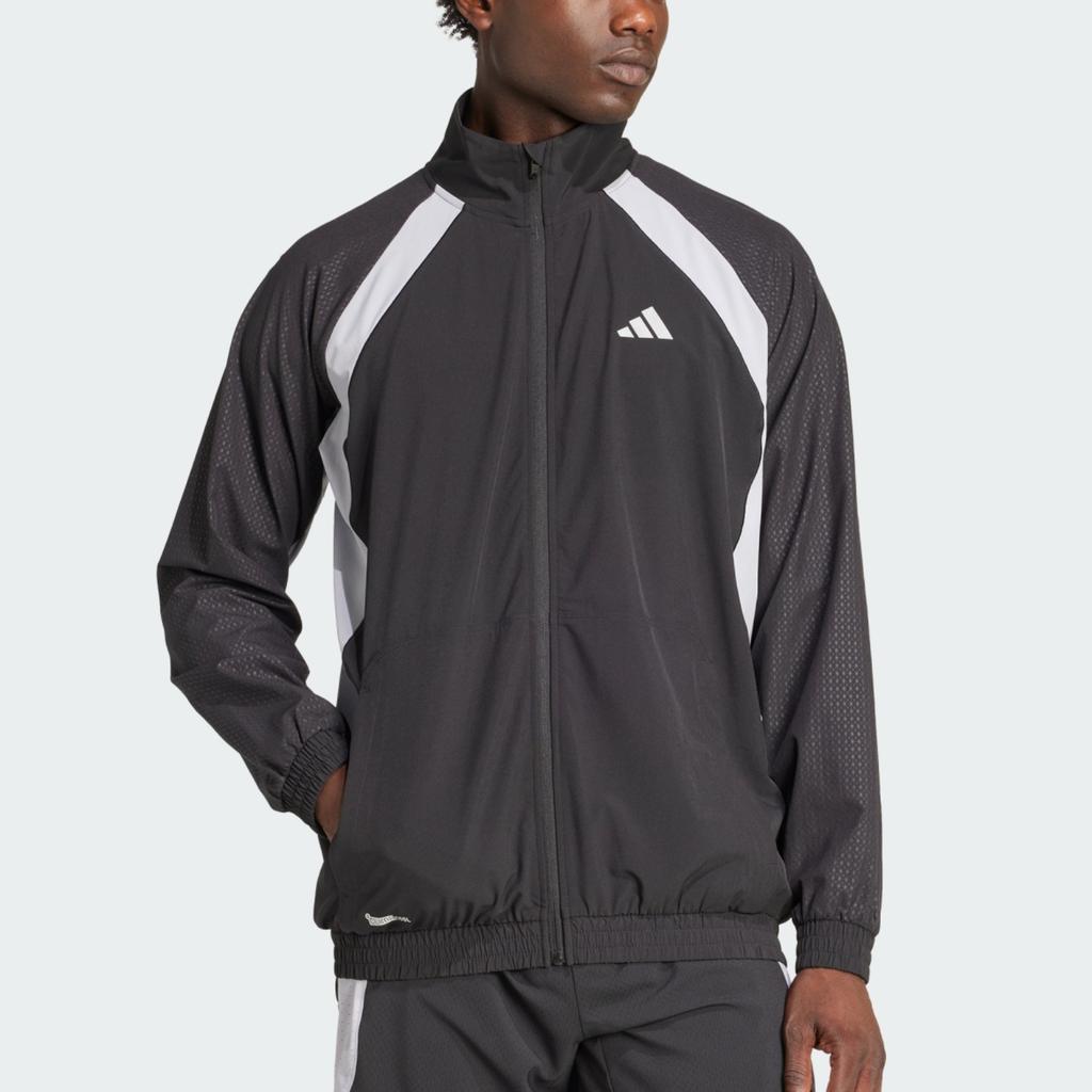 Adidas Climacool Logo Stand Collar Raglan Long Sleeve Jacket Men Jacket JV6950