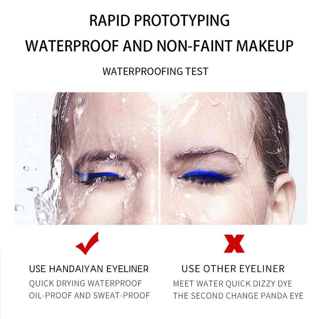 12 Color Matte Liquid   Set Eye Makeup Liquid Colorful Eye Liner Waterproof Smudge-proof  -lasting