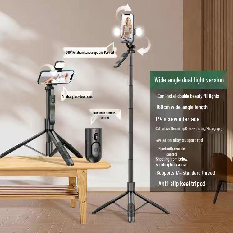 2025 Luxury All-Metal Selfie Stick & Tripod for Steady Video and Photos