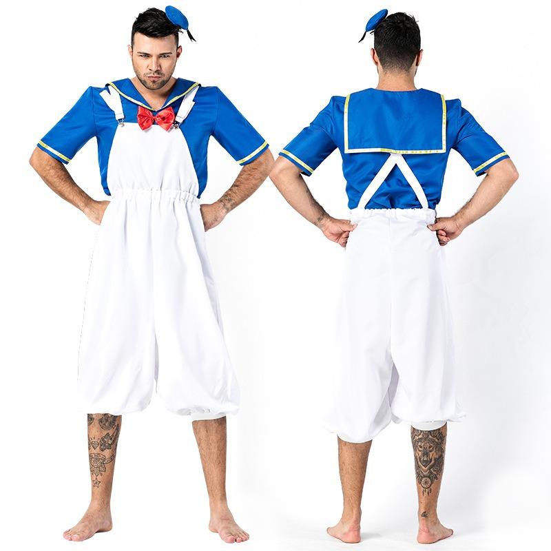 Children's Donald Duck Play Costume Parent-Child Cartoon Dress-up Party Stage Performance Costume