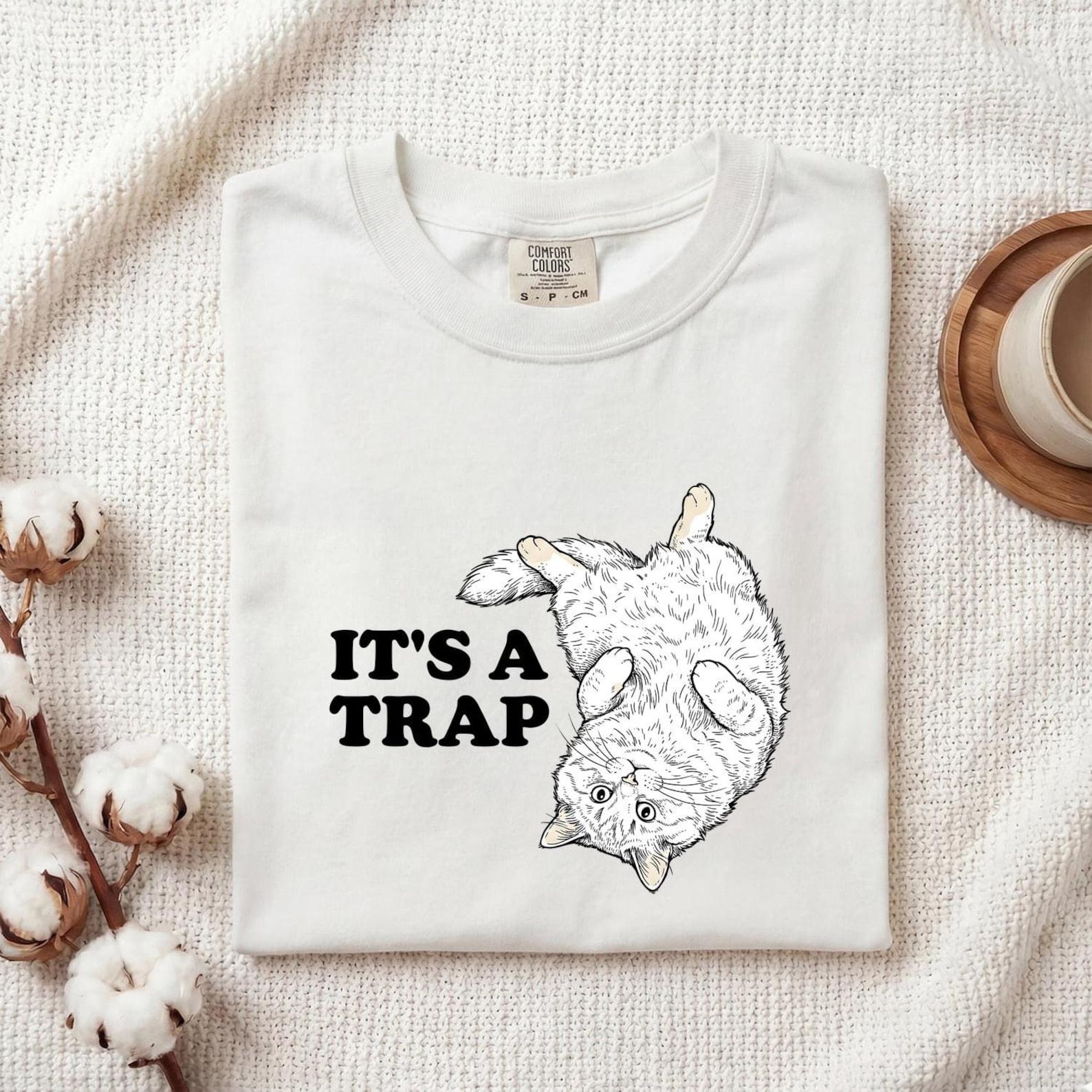 Fuzzy Cat Shirt Cat Fauna Gift Women Cartoon Tee Kitten T-Shirt Cat Fan Cartoon Tshirt Wildlife Graphic Sketch Joke Tshirt 3XL