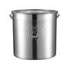 Qinji 304 Stainless Steel Portable Food Storage Bucket with Lid