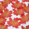 50Pieces Artificial Maple Leaves Fabric Tree Leaf DIY Wedding Birthday Event Multicolor Autumn Fall Theme Party Decor