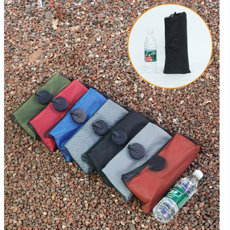Tragbare Solarduschtasche Große Kapazität Faltbar Camping Wassersack mit Aufbewahrungs-Netzbeutel
