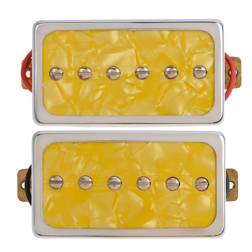 1Set Single Coil Pickups Bridge And Neck For Les Paul Lp Electric Guitar