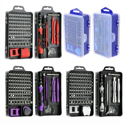 115 In 1 Screwdriver Watch Phone Disassemble Repair Tool Mini Repair Tool Box Chrome Vanadium Steel Multi-function Tool