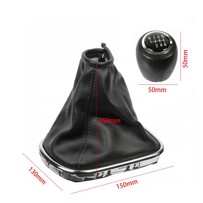 Car Accessories 6 Speed For Chevrolet Cruze 2008-2015 Manual Transmission Gear Shift Knob Head Ball Lever Shifter Gaiter Boot