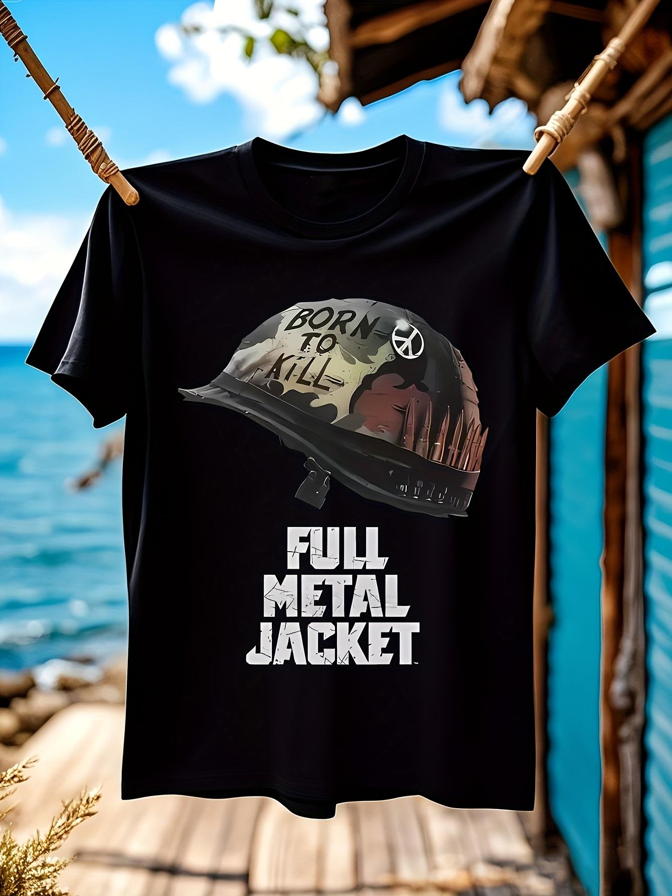 Full Metal Jacket Tshirt retro 1980s Vietnam movie 100% c... XL