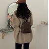Vintage Women Small Brown Backpacks Fashion Large Capacity Durable Female Shoulder Bags Multi-Function Simple Ins Style Handbags