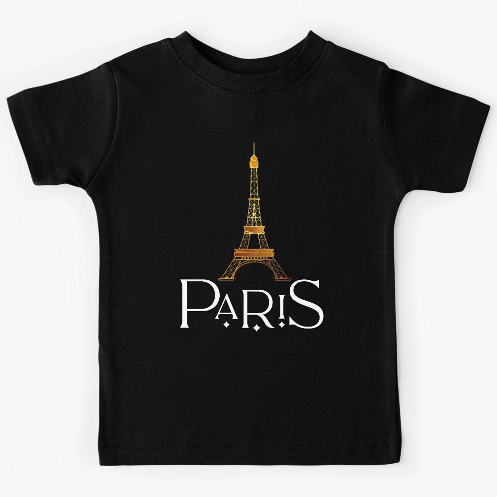 The City Of Love - Paris Retro Kids T-Shirt 100