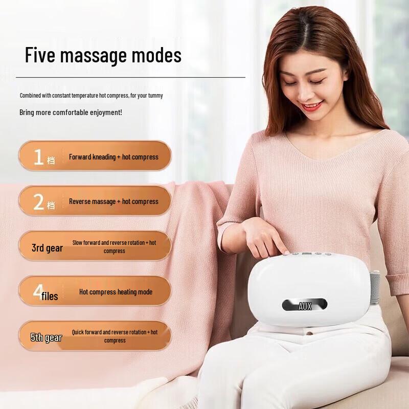 AUX Portable Wireless Dual-Disc Massager CN plug (adapter included)