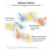 5/10PCS Mini Fast Compact Splicing Conductor Connector 1 In Multiple Out Splitter Splicing Terminal Block M3 Screw Fixing Hole