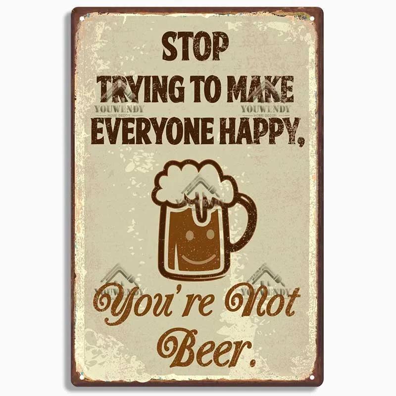 Funny Bar Metal Sign, Retro Plaque, Vintage Tin Sign, Alcohol Drinker, Pub, Club, Man Cave, Kitchen Wall Decoration