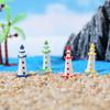 Mediterranean Lighthouse Resin Ornaments for Aquarium Décor