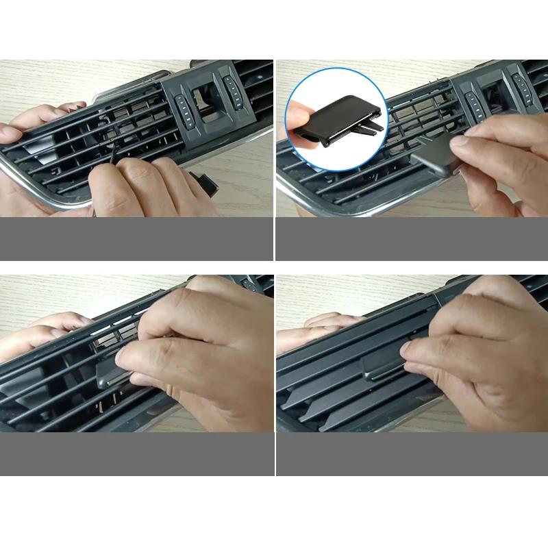 1/2/4PCS Car Front Air Conditioning Outlet AC Vent Tab Clip Replacement For Skoda Octavia 3 RS MK3 A7 2015-2026 5E0819701