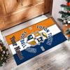 Luton Town Printed Crystal Velvet Rug Non‑Slip Crystal Velvet Carpet For Sofa Bedroom Indoor Home Decoration