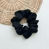 Matte Luster Muted Color Scrunchies Minimalist Gray Blue Elastic Bands Soft Touch Hair Ties For Daily Casual Wear