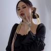Punk Gothic Cone Tassel Finger Bracelet Hand Chain