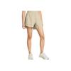 Under Armour UA Vanish 5" Crinkle Solid Color Lace-Up Mid-Rise Casual Shorts Women Shorts Khaki 1385952-203