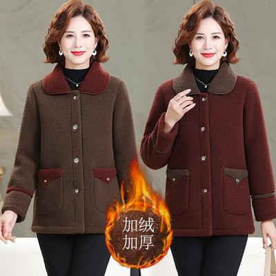 New Winter Clothing Thickened Granular Fleece Lamb Wool Top Women's Winter Fleece Warm Jacket