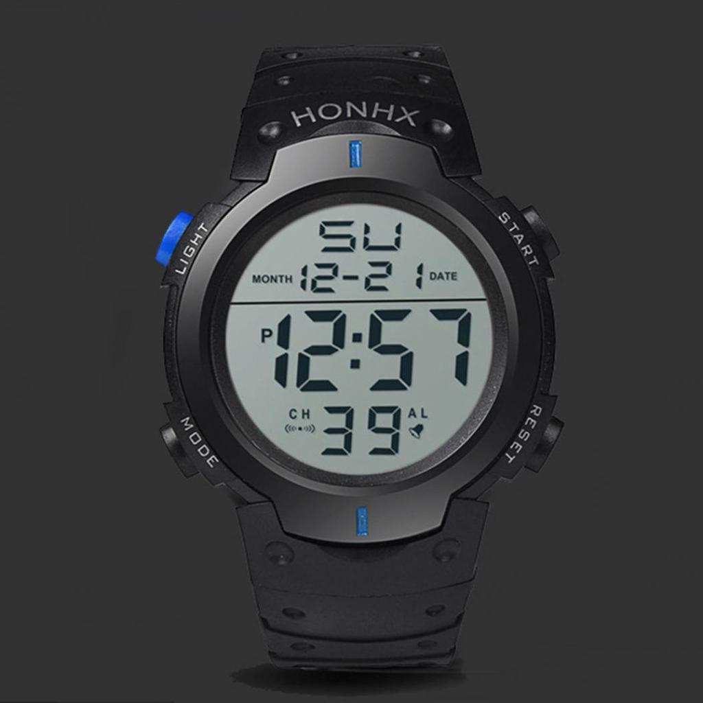OROLOGIO DA POLSO DIGITALE DATA ALLARME CAMOUFLAGE VERDE GRIGIO NERO