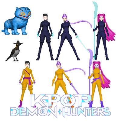 Kpop Cacciatori di Demoni Figura Anime Giocattoli Carino PVC Giunti Mobili Action Figure Modello Bambole Decorazione Compleanno Bambini Giocattolo Regali