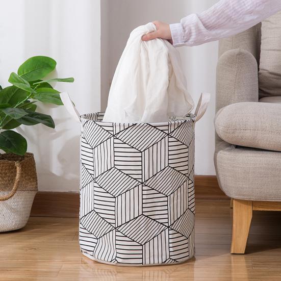 Large Capacity Foldable Clothing Holder Laundry Basket Storage Bag Organizer