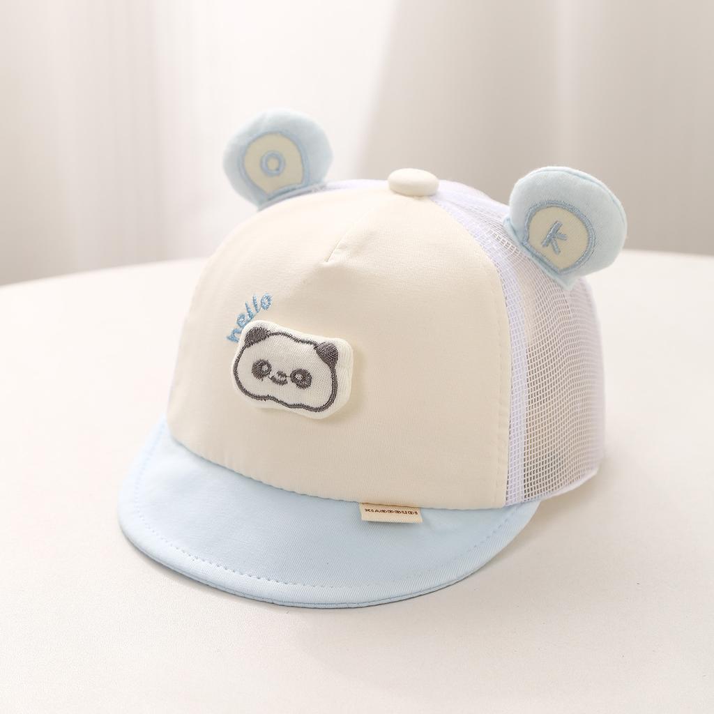 Summer Baby Breathable Mesh Baseball Cap Thin Sun Protection Visor Hat For Newborn Infant Boys And Girls