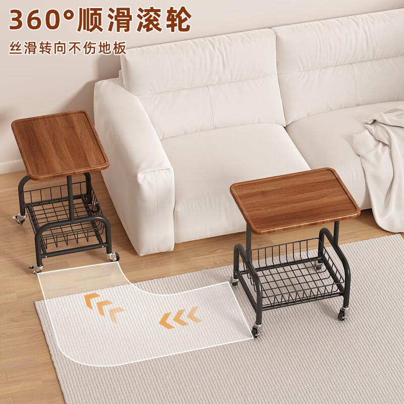Retro, Medieval Style, Movable Sofa, Side Table, Balcony, Small Tea Table, High-end Bedside Cabinet, Small Tea Table, Small Cart