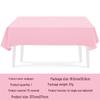 Birthday Party Tableware Set: Light Pink Napkins, Paper Cups, Plates & Tablecloth.