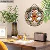 Christmas Decoration Sign,indoor Hanging decorations,2D Flat Wooden Products with Gingerbread Man pattern,Christmas Gifts for Friends and Family
