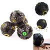 Exciting Black Squeaky Treat Dispensing Ball For Dogs Perfect For Chewing And Dental Health