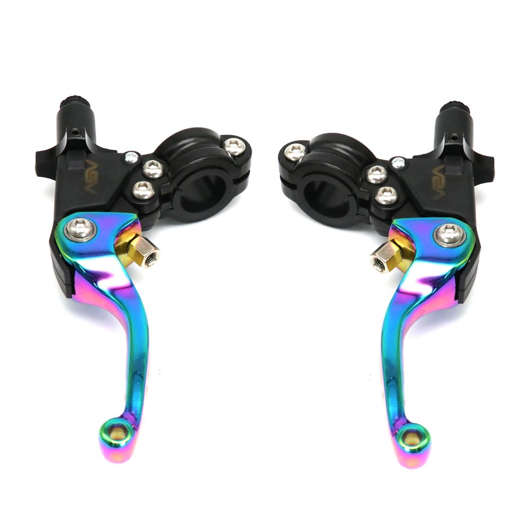 Alconstar Pair of Motorbike Handle CNC Moto Plating Colorful Brake Clutch For CRF KLX YZF RMZ Dirt Bike