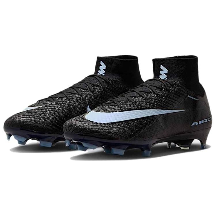 Nike Zoom Mercurial Superfly 10 Elite FG 2025 Shadow Pack Men Sneakers Black Ice-Blue FQ1454-001
