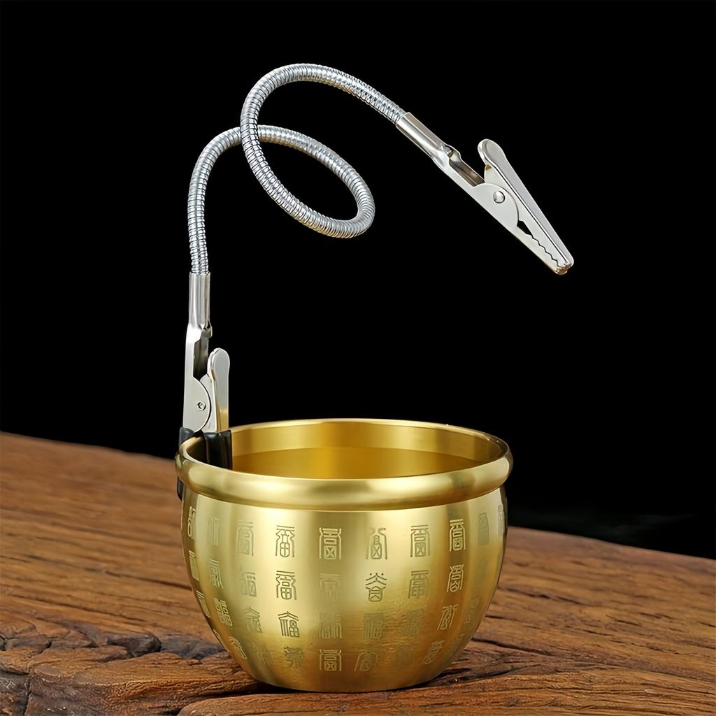 3Pcs Stainless Steel Mosquito Coil Holder – Adjustable Clip Heat-Resistant Anti-Tip Indoor Outdoor Insect Repellent Burner