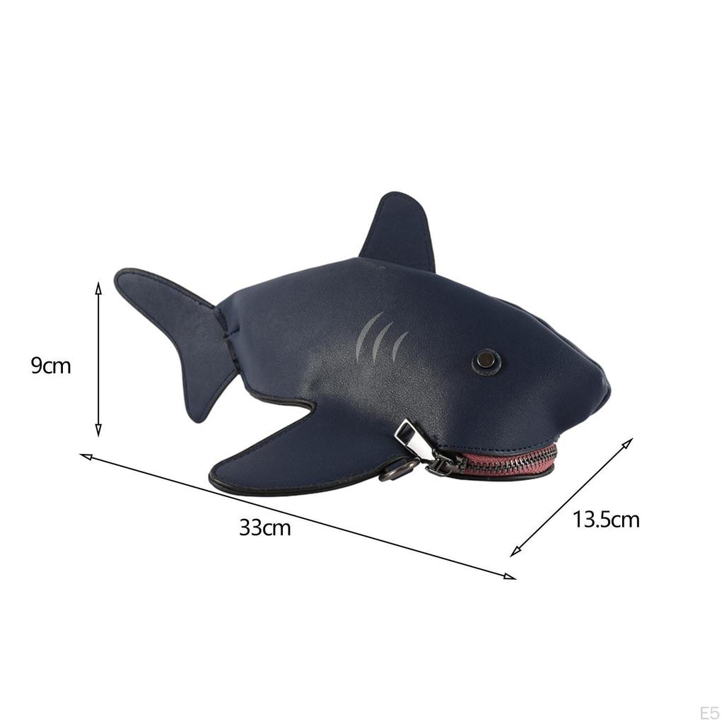 Scary Shark Bags Animal Bag Purse Multipurpose Shoulder Handbags Crossbody for Women Daily