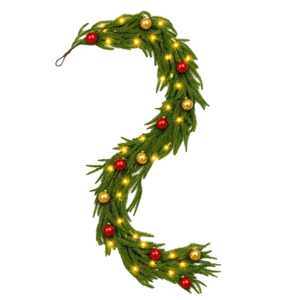 Pine Needles Artificial Norfolk Pine Garland Christmas Decoration Garland Winter Decor