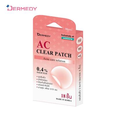 AC Clear Patch, Akne-Pflaster, Akne-Pflegelösung, 0,4 % Salicylsäure (18 Patches)