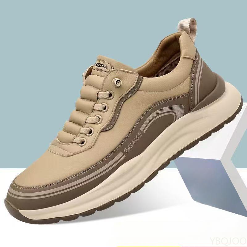 Luxury fashion Men's Sneakers Versatile non slip trendy shoes Outdoor wear-resistant hiking shoes Middle elderly walking shoe